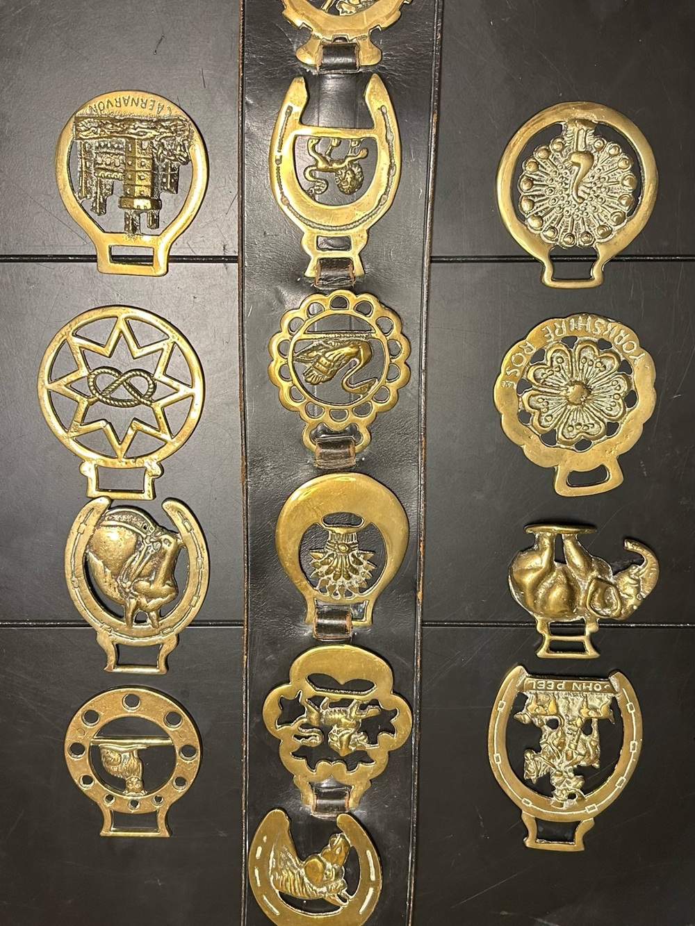 Vintage Horse Brass Harness Ornaments Collection